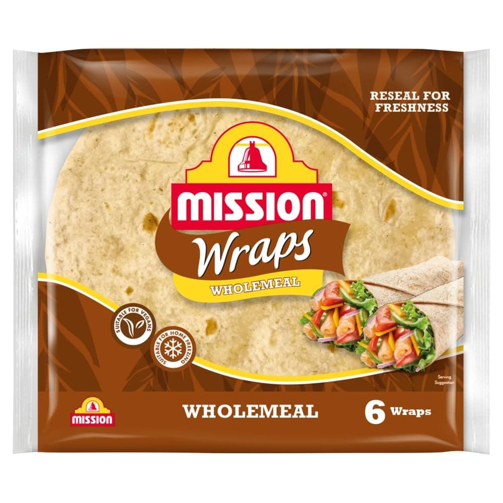 Mission Wholemeal Wraps 6pk