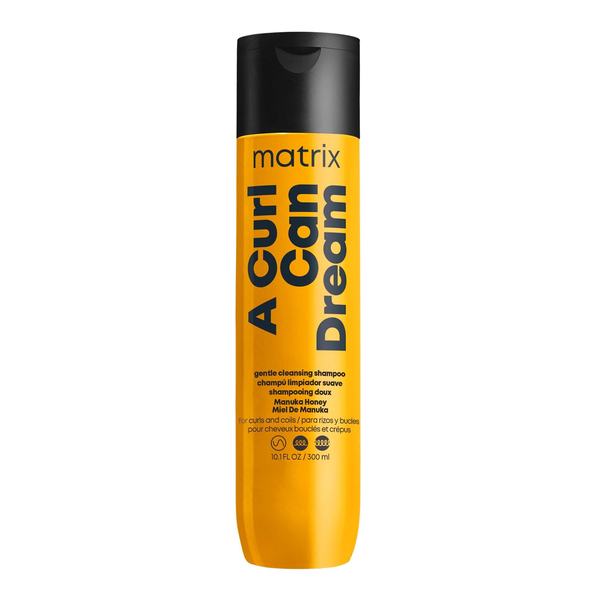 Matrix A Curl Can Dream Deep Cleansing Shampoo | Clarifying| Preserves Curl Pattern, Removes Build Up | For Curly & Coily Hair | Silicone & Paraben Free | With Manuka Honey Extract | 10.1 Fl. Oz.