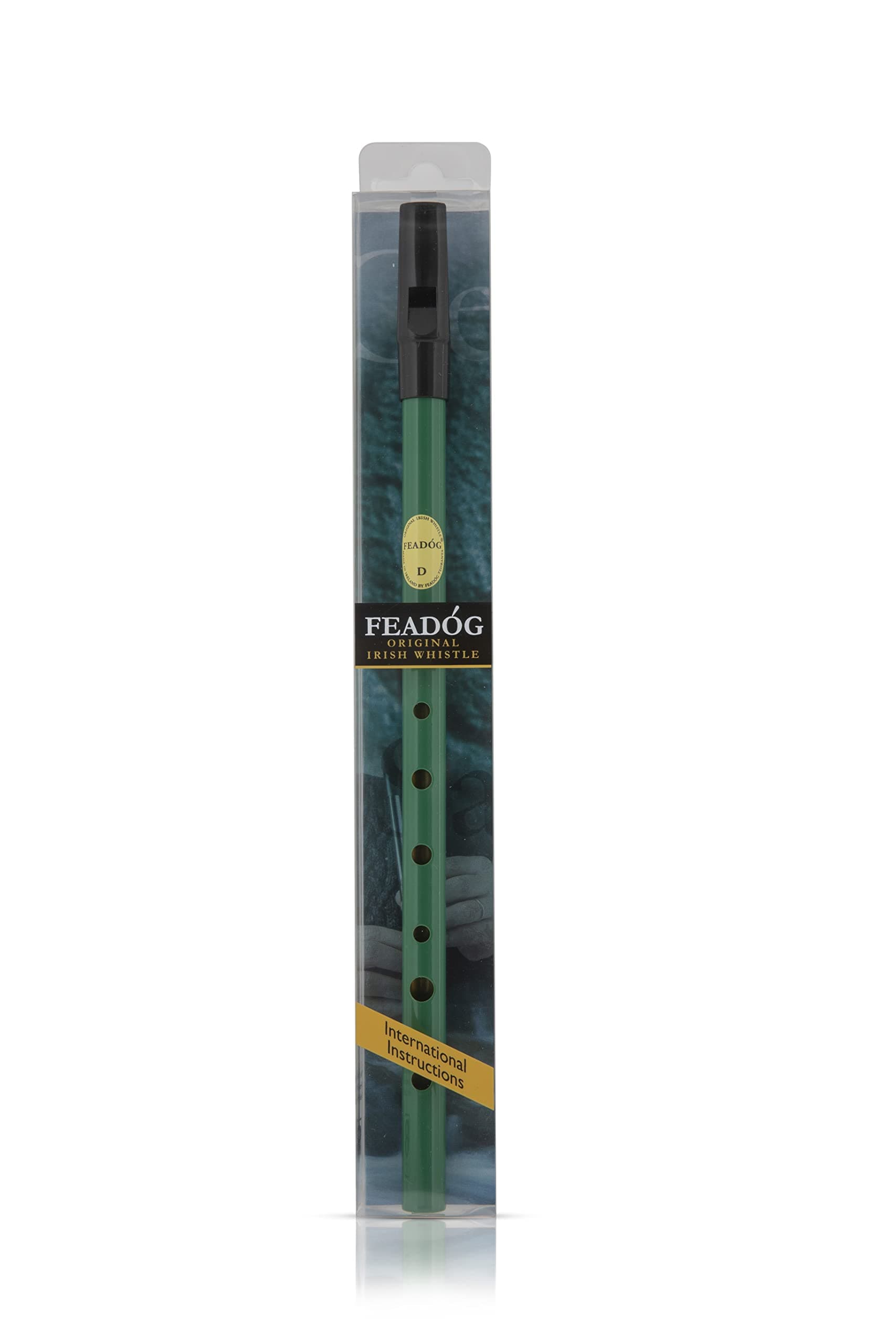 Feadog Green D Whistle, FW29