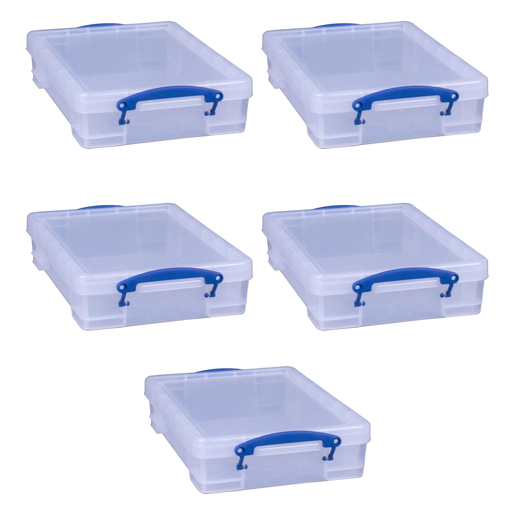 Stackable Box, Clear (5 Pack)