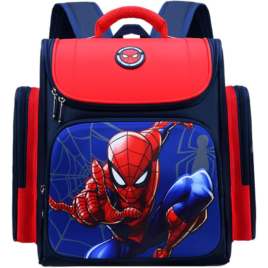 PALAYSchool Backpack for Boy, Superhero Spider Man School Backpack Large Capacity Boy Backpack for School, Travel, Camping, Burden-Relief School Backpack for Kids