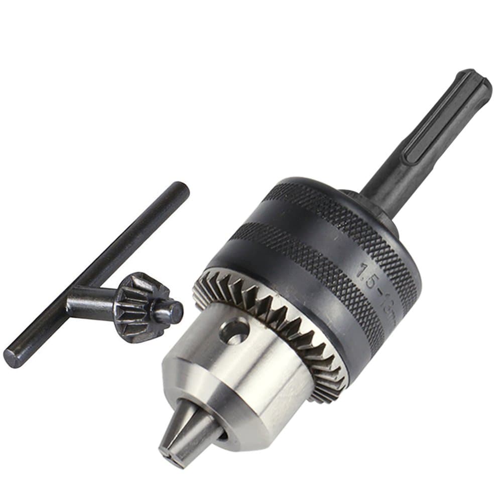 1.5-13mm Quick Change Drill Chuck Adapter with SDS Plus Shank for Hammer Converter Conversion Tool | 1/2-20 UNF Mount