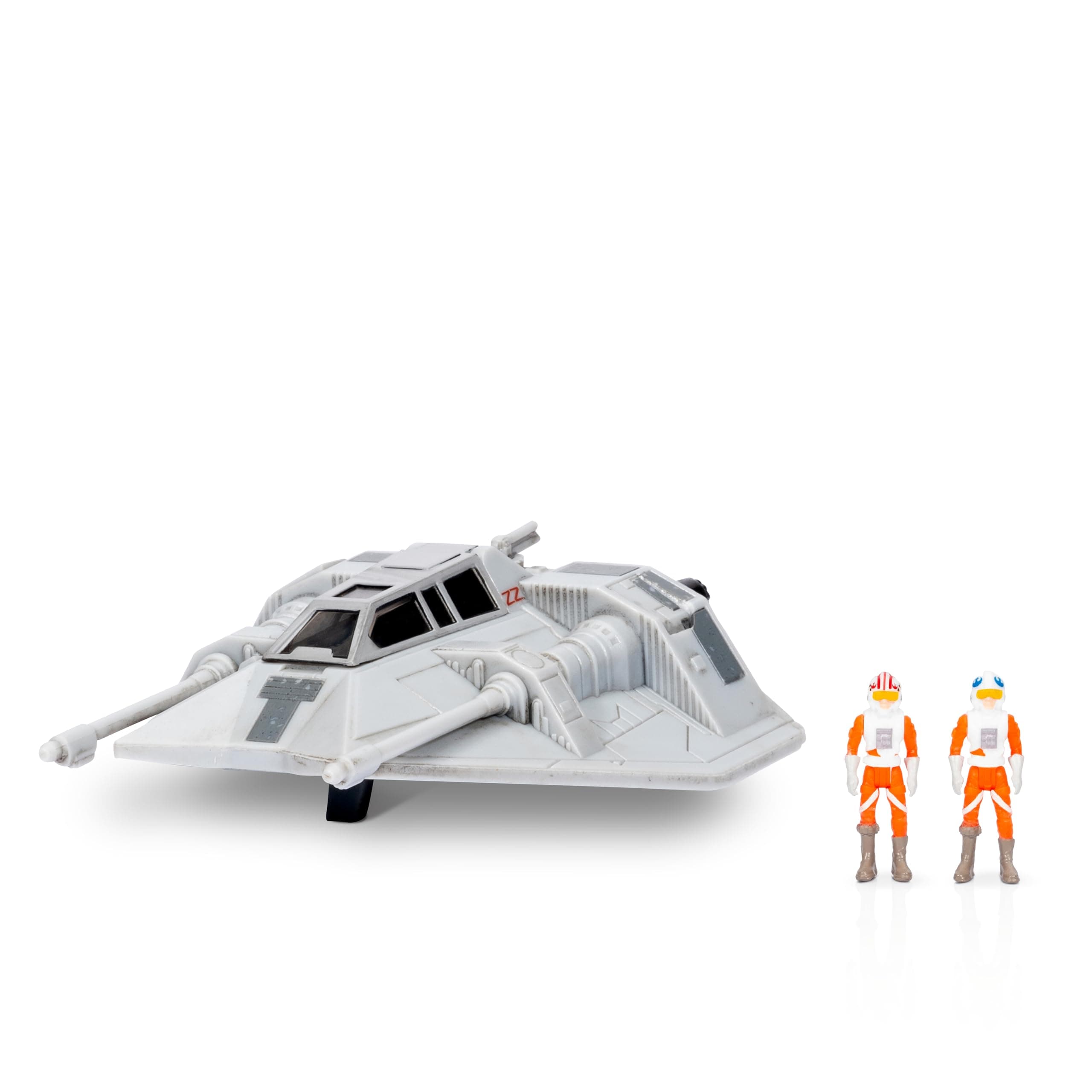 STAR WARS Micro Galaxy Squadron Luke Skywalker’s Snowspeeder (Armada Edition) - 5-Inch Vehicle with Two 1-Inch Micro Figure Accessories