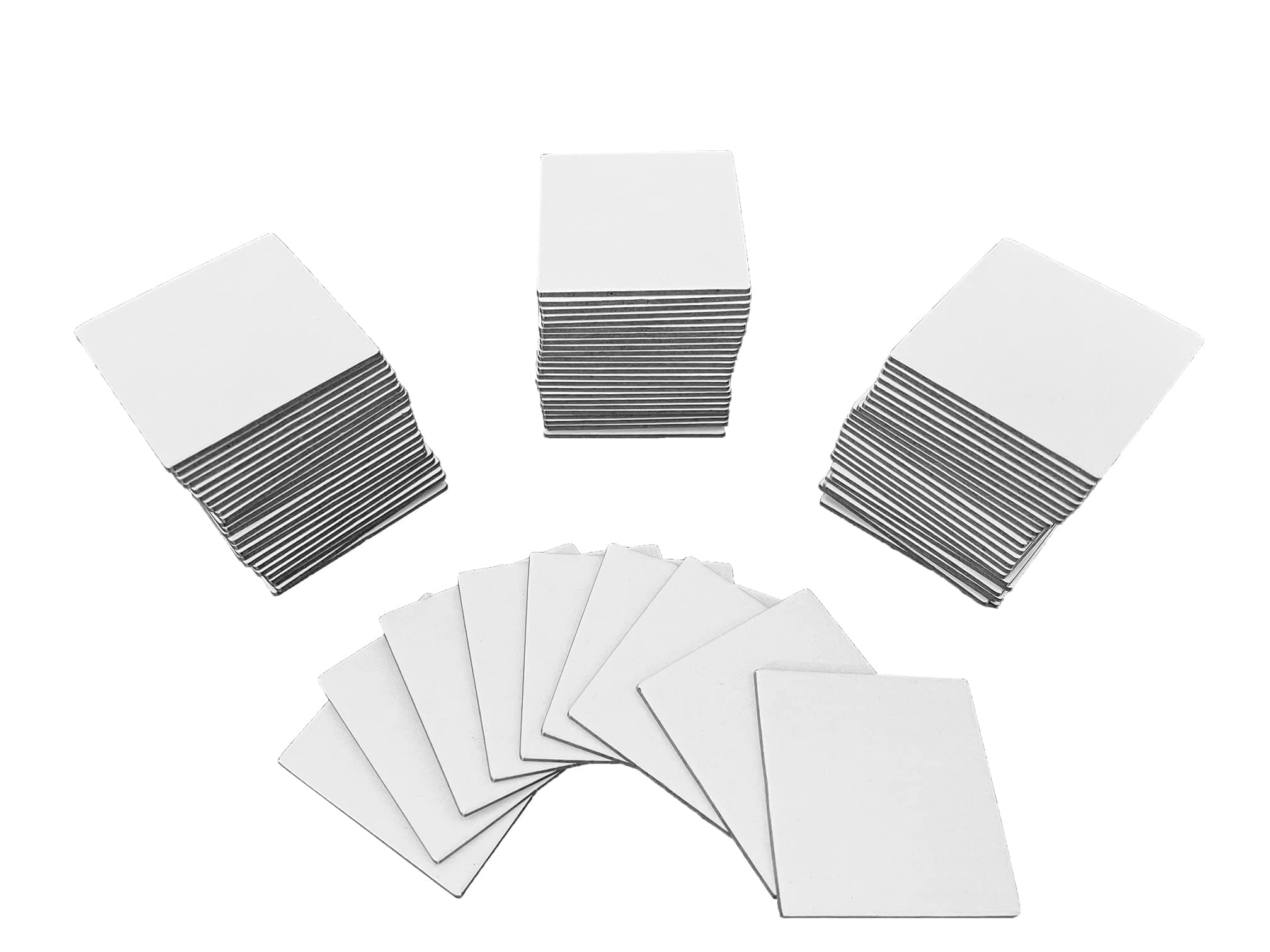 Apostrophe Games 84 Blank Square Tiles (Same Size as Carcassonne Board Chit Tiles)