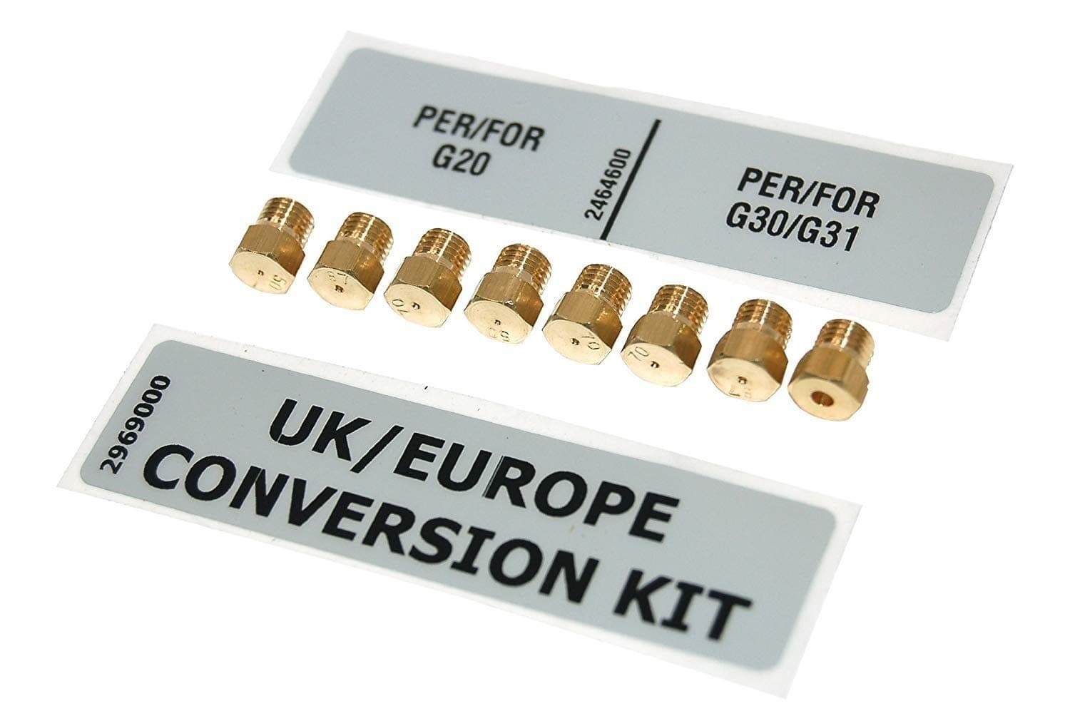 LPG Conversion Kit For Leisure Model CMT102FR Dual Fuel Range Cooker