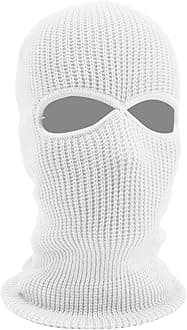 3 Hole Winter Knitted Mask for Unisex Adult Full Face Cover Ski Mask Warm Balaclava for Skiing, Sports, Snowboard