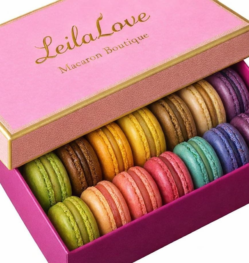 LeilaLove Macarons- 16 Spring specialty Macarons for gifting
