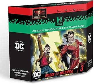 DC | HRO Chapter 3: 8-Pack Premium Starter Box, 58 Hybrid Digital Trading Cards