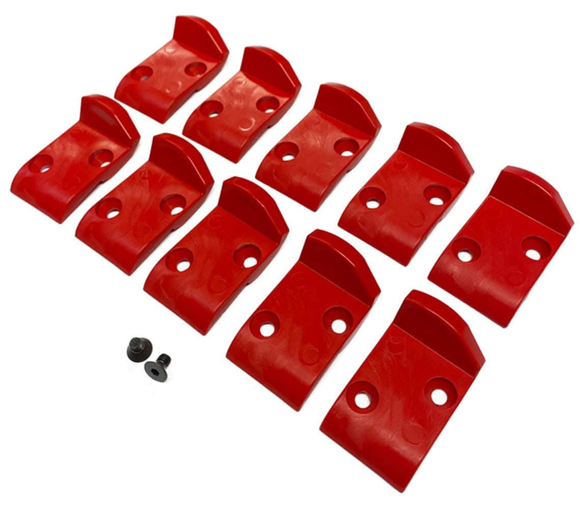 RED Leverless Mounting Head inserts for HUNTER TCX Tire Changer 12PC