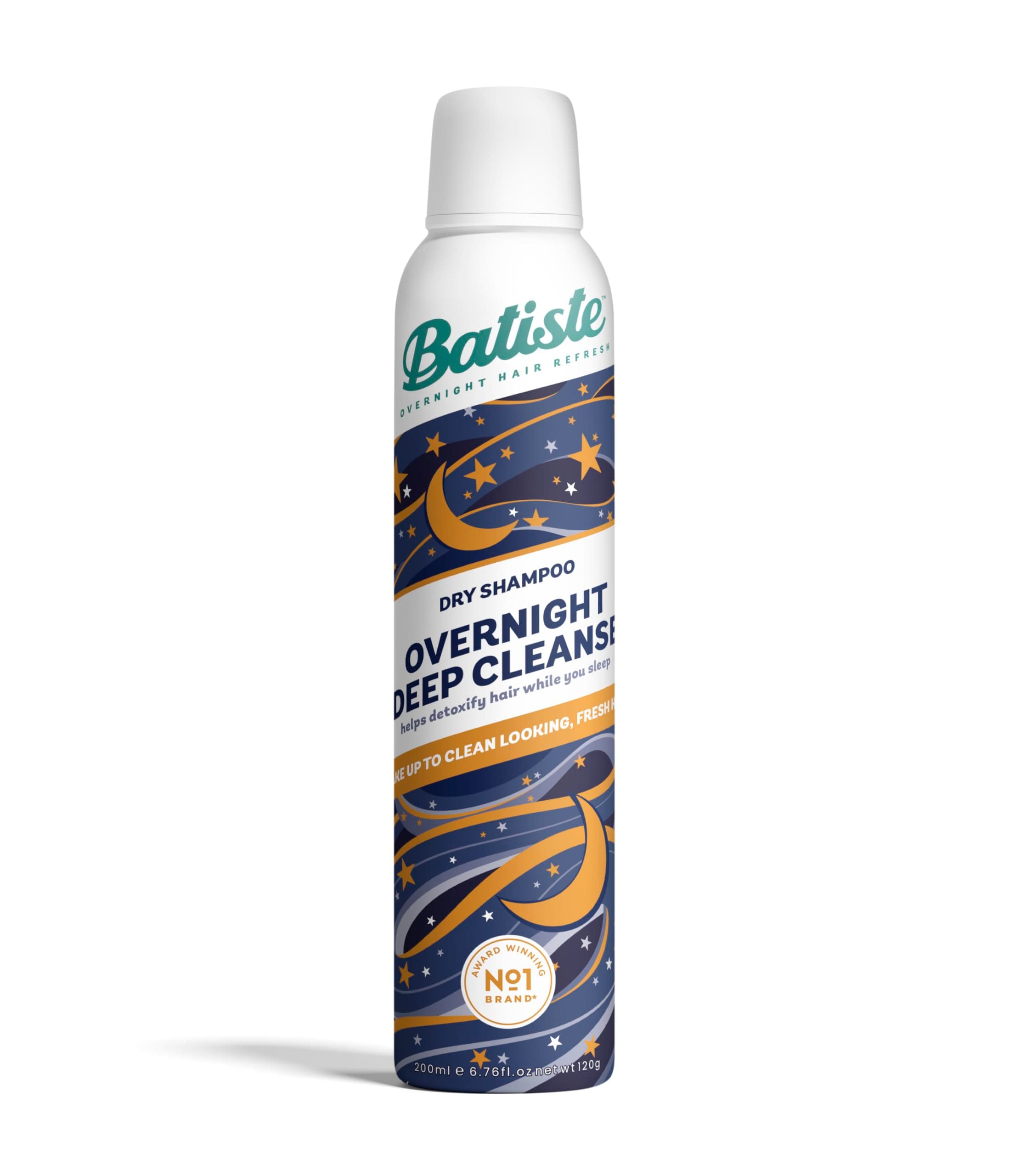 Batiste Overnight Deep Cleanse 200ml - Leave-In Deep Cleansing Dry Shampoo for Overnight Use - Absorbs Oil for Clean Looking Fresh Hair Overnight