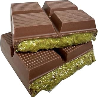 Dubai Chocolate Kunafa Pistachio Gulluoglu, 7oz - 200 gr (Pack of 1), Dubai Chocolate bar pistachio, Kunefe Kataif Kadaiyif Chocolate Bar Pistachio