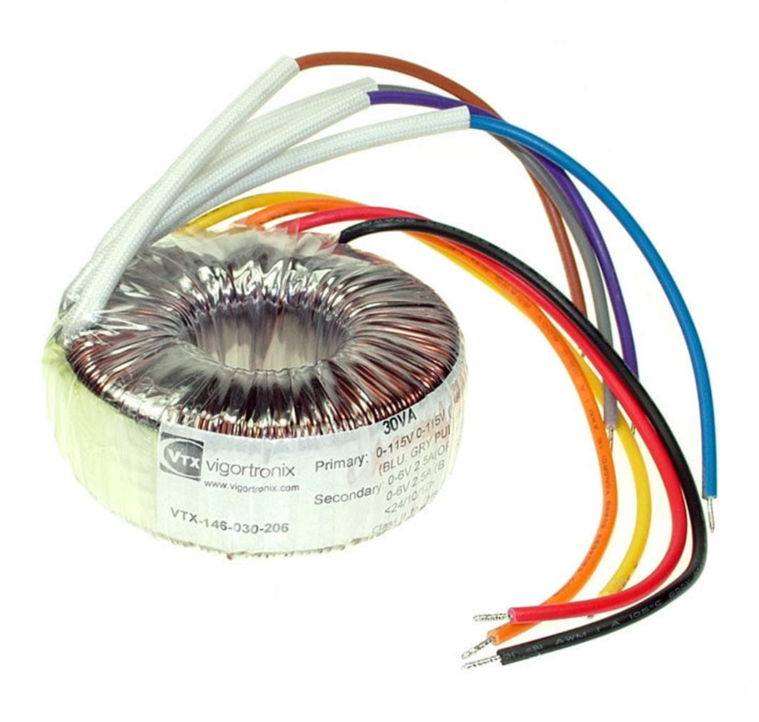 800 VA Mains Toroidal Transformer 2 x 115 V : 2 x 50 V VTX-146-800-250