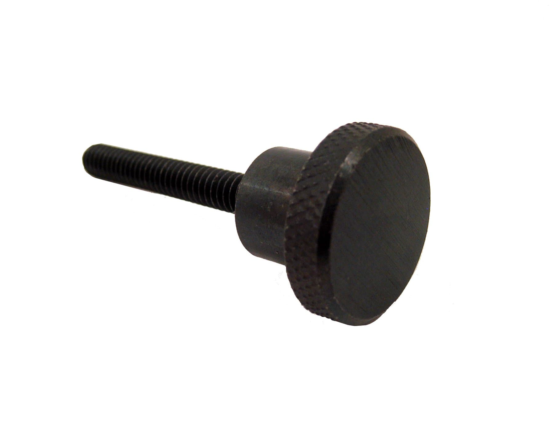 JW Winco Steel Knob, Knurled, Threaded Stud, 3/8"-16 Thread Size x 3" Thread Length, 1-1/2" Head Diameter (Pack of 1)