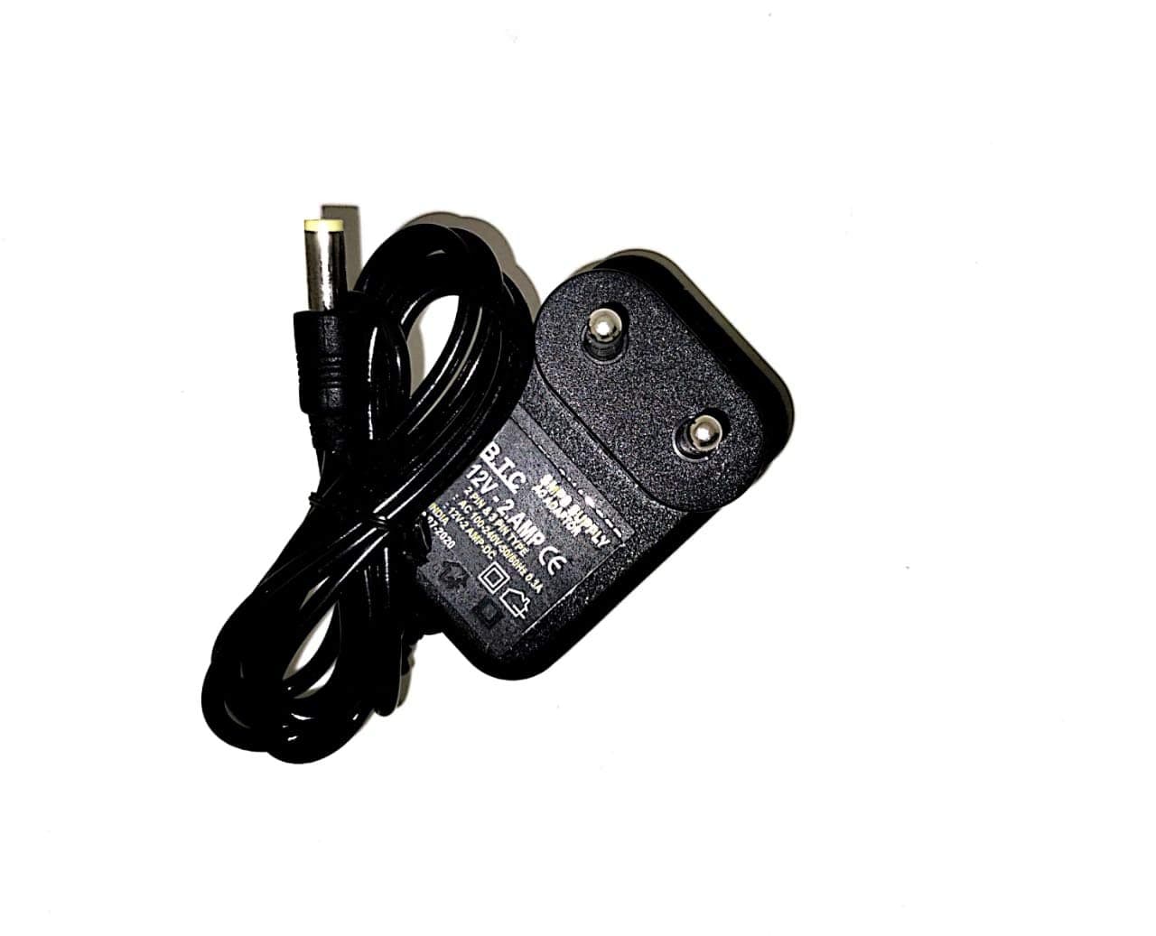 RSCT 12v Adapter led Strip 2A Wall Mounted 12V DC Switching Power Supply, 110V to 12 Power Supply SMPS for CCTV,DTH,SETOP Box,LED Strip Lights,TV,DVD,REDIO FM,Camera,Modem and Router (India)