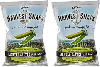 Green Pea Lightly Salt, 34 Gm (Pack of 2)