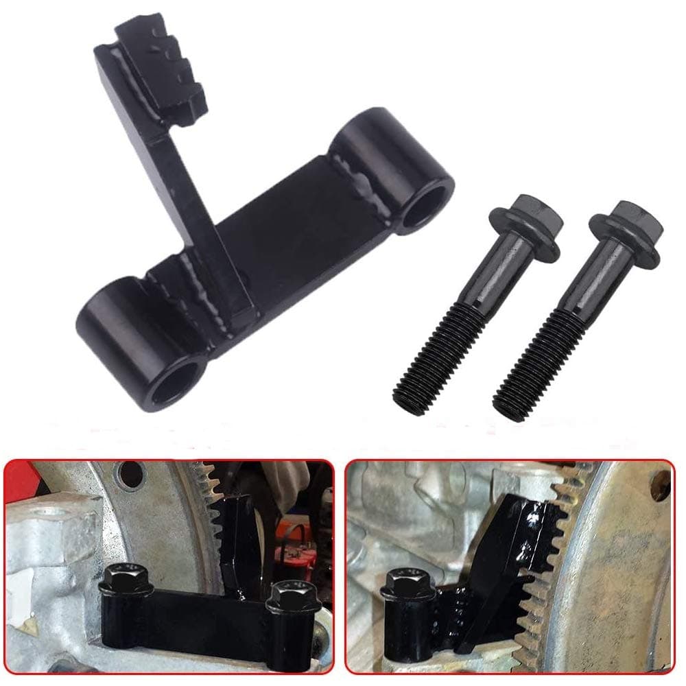 LS Flywheel Locking Tool Steel Black Oxide Flexplate Locking Holder Tool Compatible with Engine Chevy LS 1 2 3 LSX