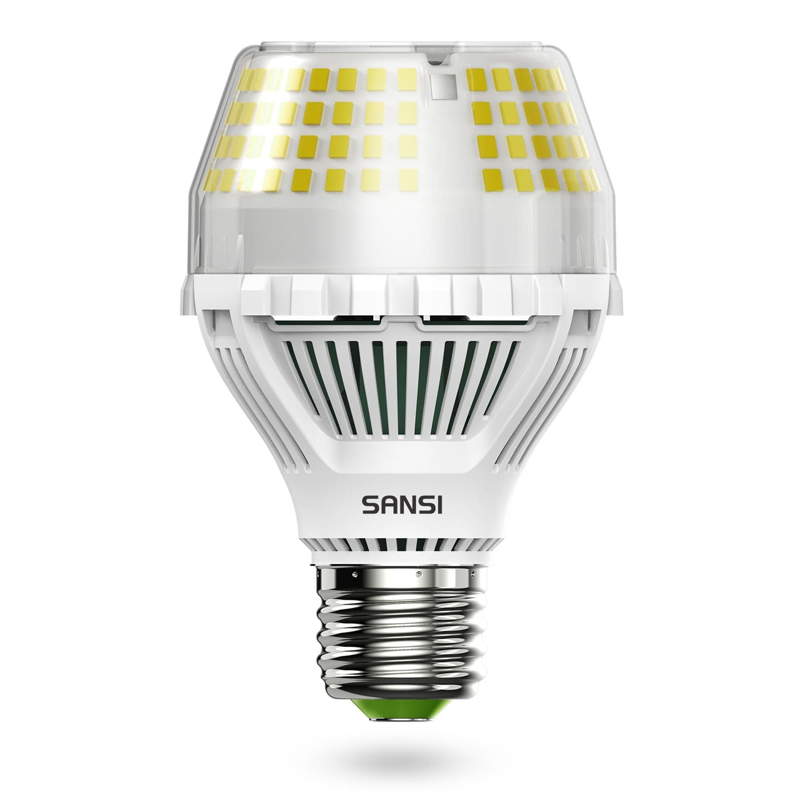 SANSI 250W Equivalent LED Light Bulb, 4000 Lumens E26 LED Bulb with Ceramic Technology, A19 5000K Daylight Light Bulb Non-Dimmable, 22-Year Lifetime, 25W Power Energy Saving for Home Office