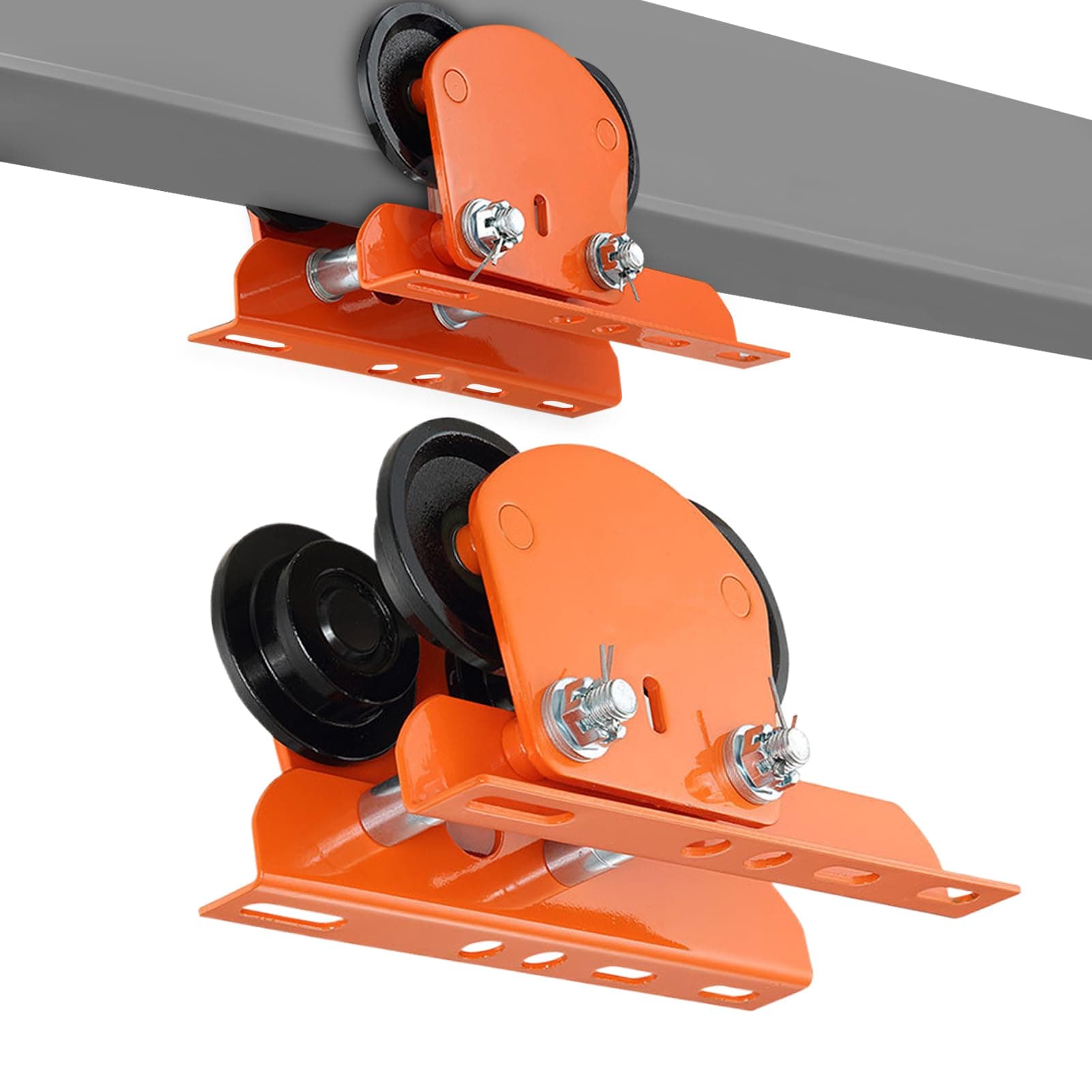 – Beam Trolley | Small Crane for Lifting | High Load Capacity Electric Hoist Manual Trolley for Construction, Industry, Household, Workshop, Garage, Warehouse