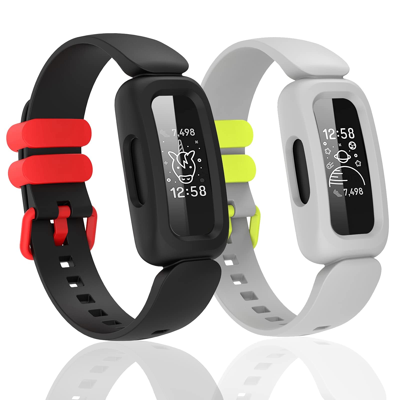 Silicone Bands Compatible with Fitbit Ace 3, Waterproof Soft Replacement Bands for Kids Boys Girls Bracelet Accessories Sports Band for Fitbit Ace 3 Activity Tracker