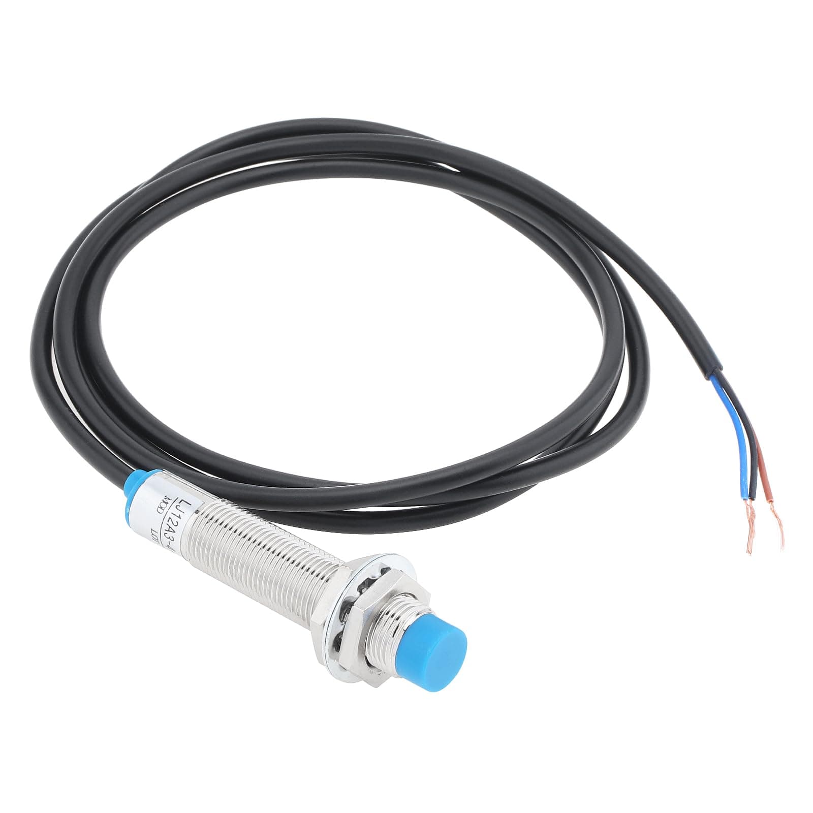DiGiYes M12 Approach Sensor LJ12A3-4-Z/BX 4mm Detecting Distance NPN NO Inductive Proximity Switch DC 6-36V M12