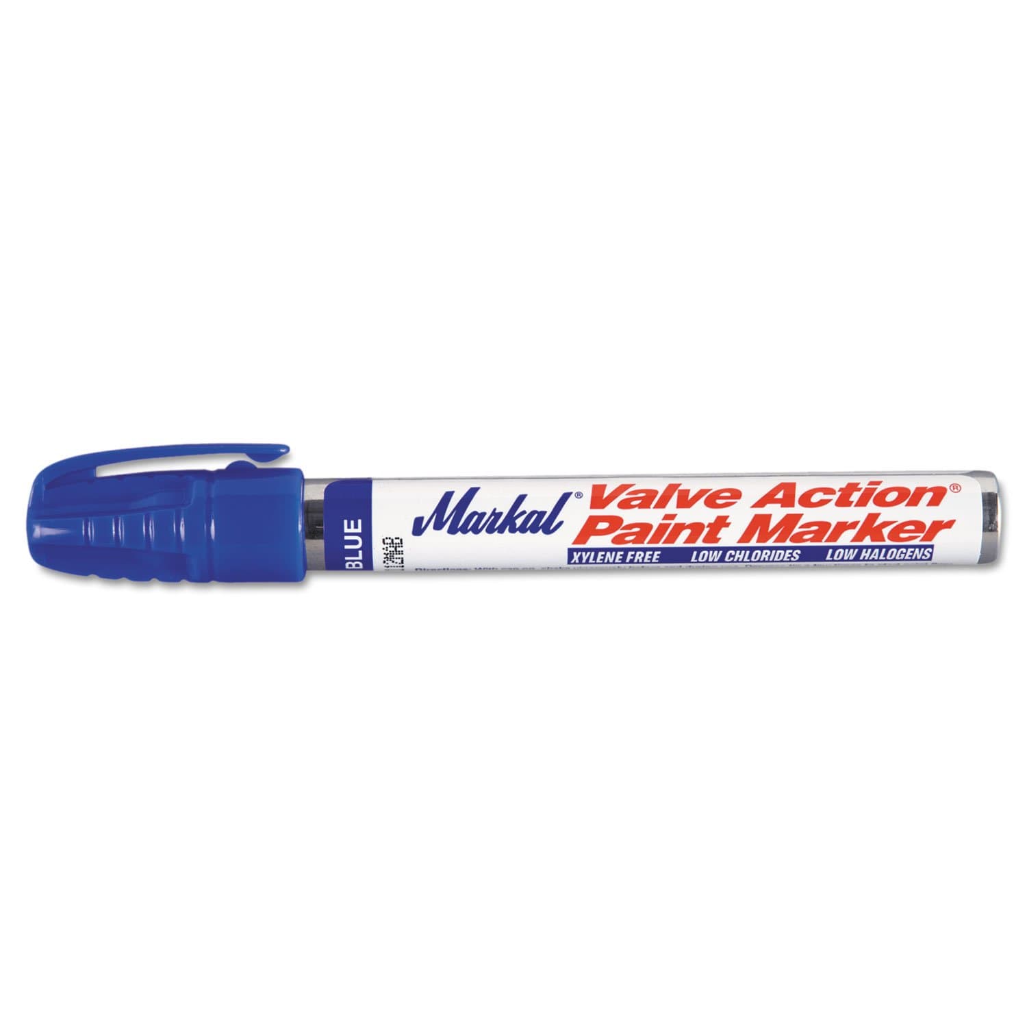 Markal 96825 Valve Action Paint Marker, Blue