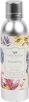 Greenleaf Gifts Grandiflora Scented Room Air Freshener Spray | Non-Aerosol 7 oz Spray | Floral Scented Air Freshener for Home | Grandmillenial Decor Pattern