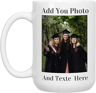 Custom Mug with Photo Personalized Coffee Mug with Picture Custom Coffee Mugs With Name 15oz Double Side Custom Mug Novelty Customized Gifts for Men and Women