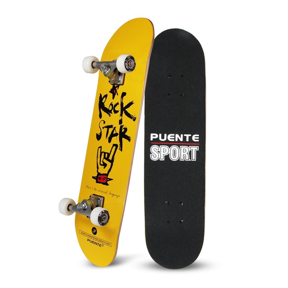 PUENTE Complete Pro Cruiser Skateboard 22 Inch