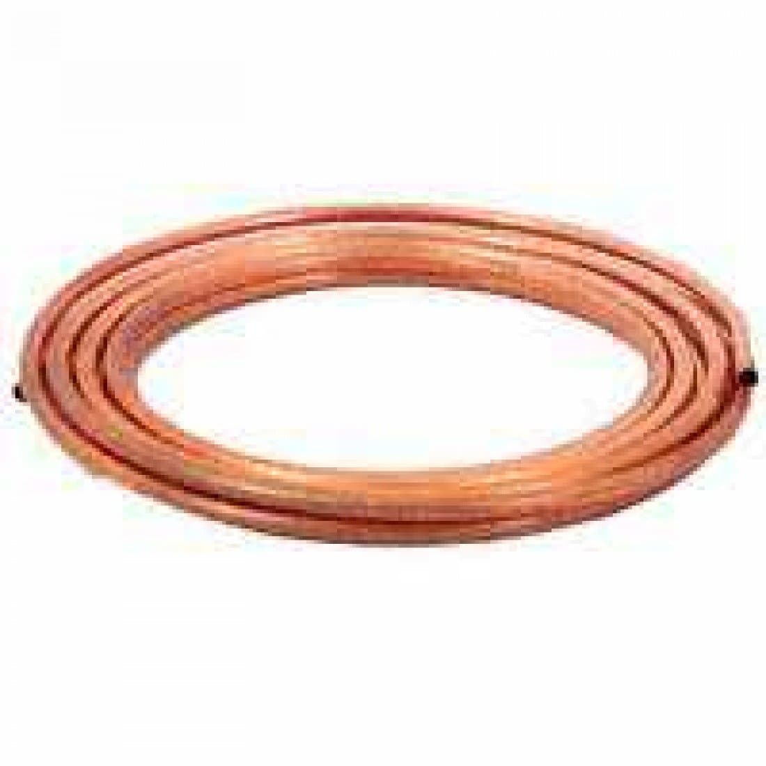 General Copper Coil Tubing, 3/8" x 20'