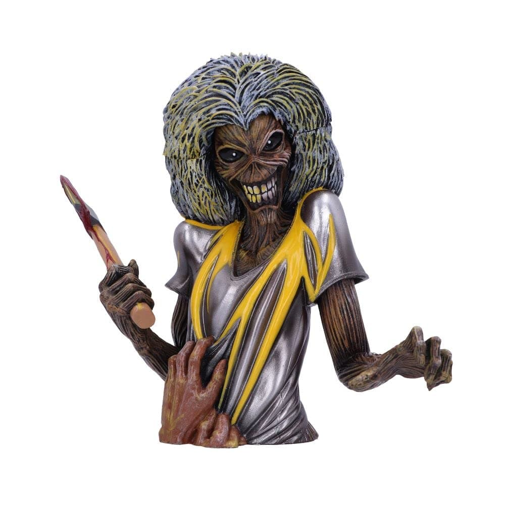Officially Licensed Iron Maiden Killers Bust Box (Small) Yellow, 16.5cm