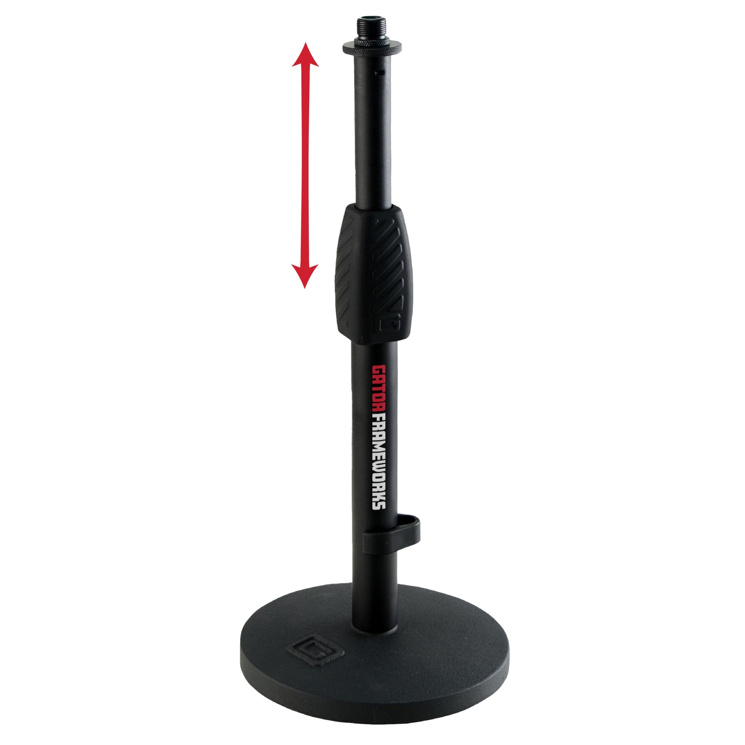 Deluxe Desktop Microphone Stand with Adjustable Height (GFW-MIC-0601)