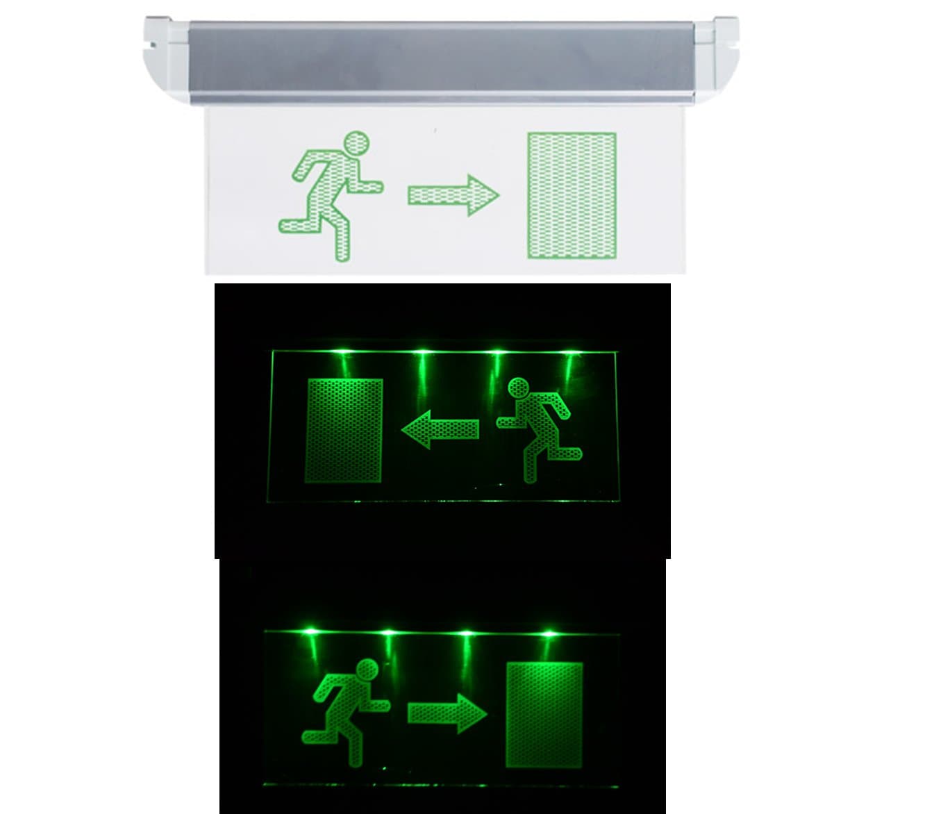 Emergency light, emergency lighting, exit emergency exit, escape route light, emergency light, escape route left/right