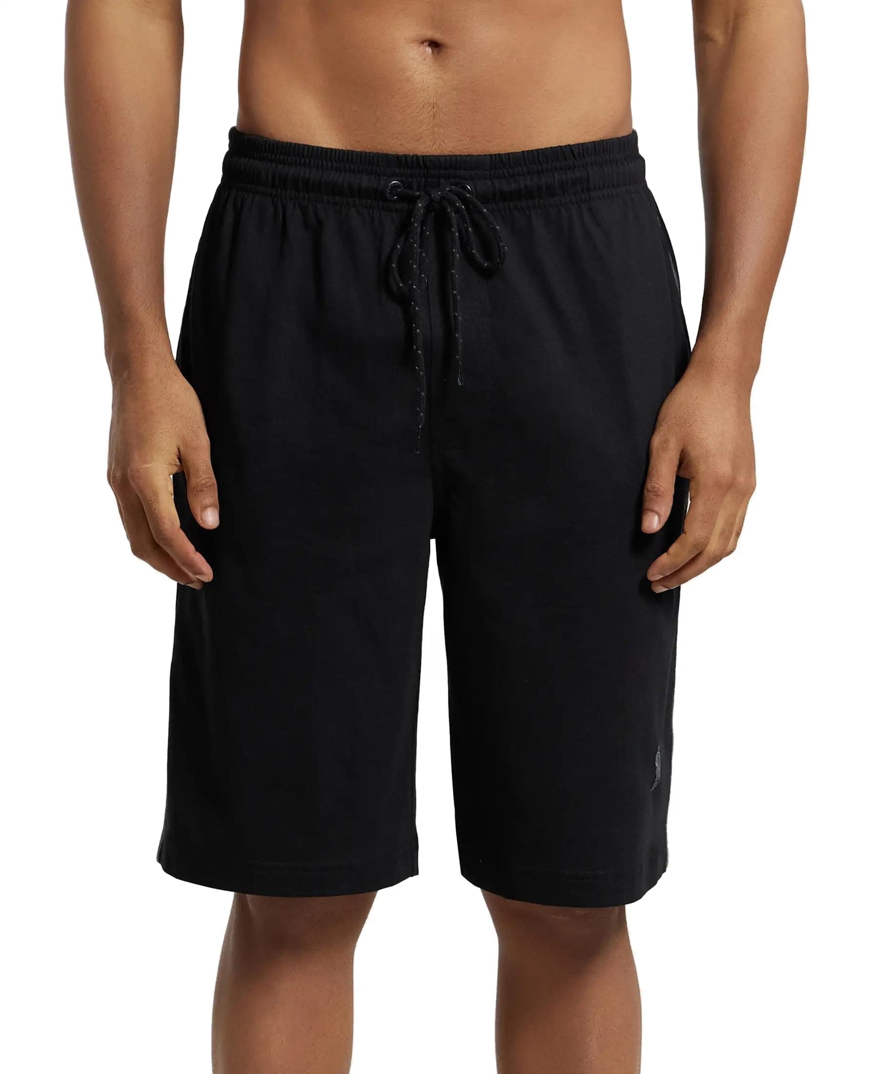 9426 Men's Super Combed Cotton Rich Regular Fit Solid Shorts with Side Pockets