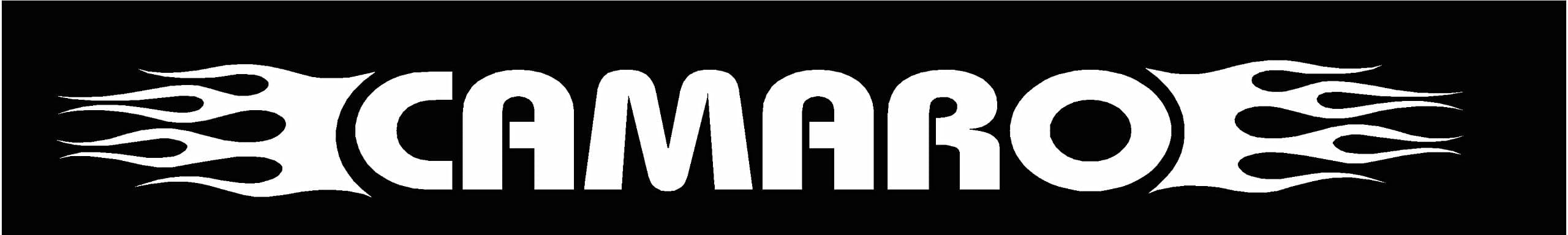 Camaro Flame Windshield Decal