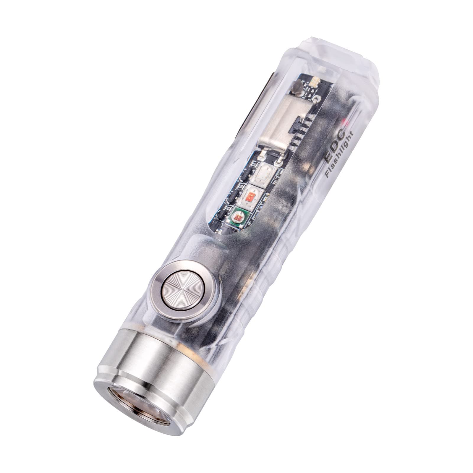 – Aurora A8 Keychain Flashlight, 650 Lumen Mini Keyring Torch,USB C Rechargeable EDC Led Flashlight with Amber Red White Auxiliary Lights and Magnetic Clip for Everyday Carry,Hiking,Running