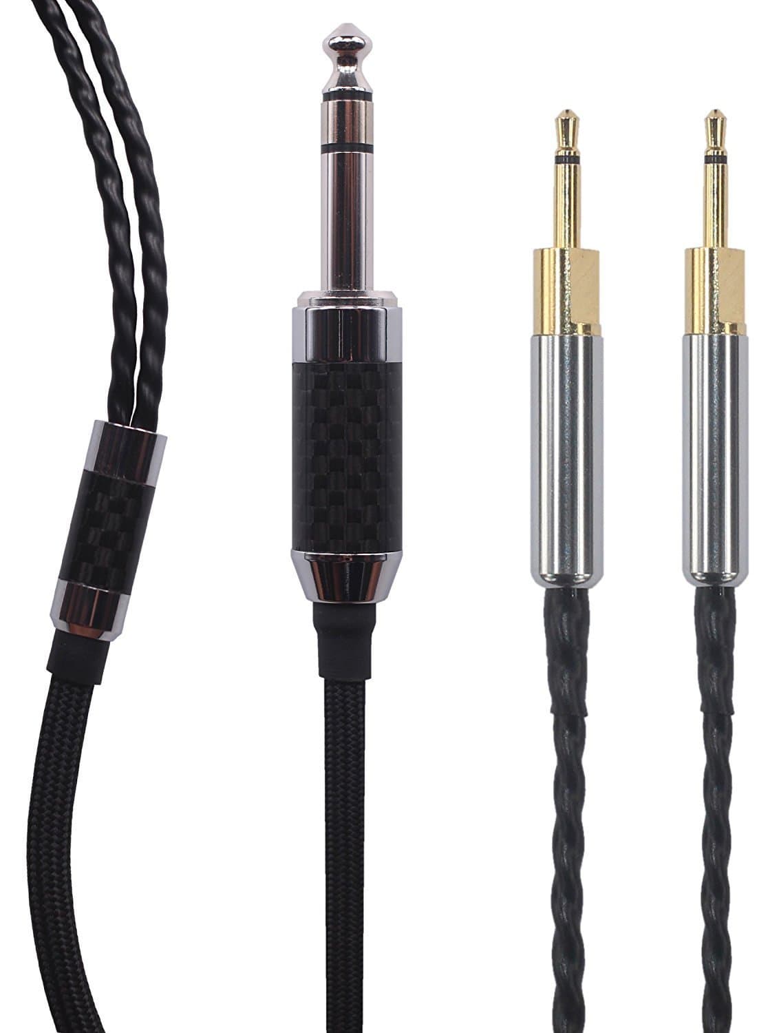 H7-W HiFi Compatible 6.35mm 1/4" TRS Plug for HD700 Headphone Upgrade Cable, OCC Wire, Replacement Audio Upgrade Cable, H7-W (6.5ft/2M)
