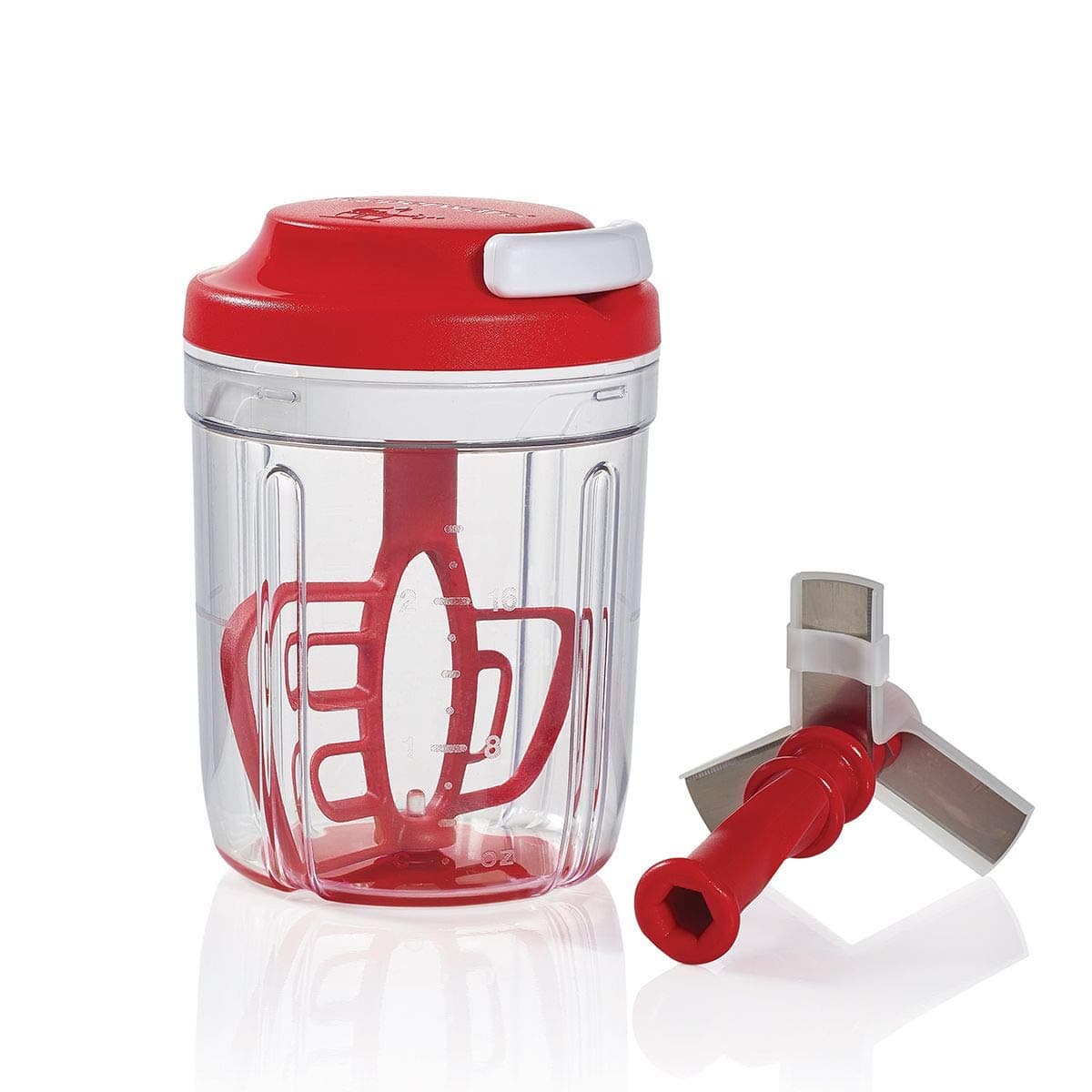 Turbo Chef Herb Smart Chopper 730ml / 24.6 OZ (Red)