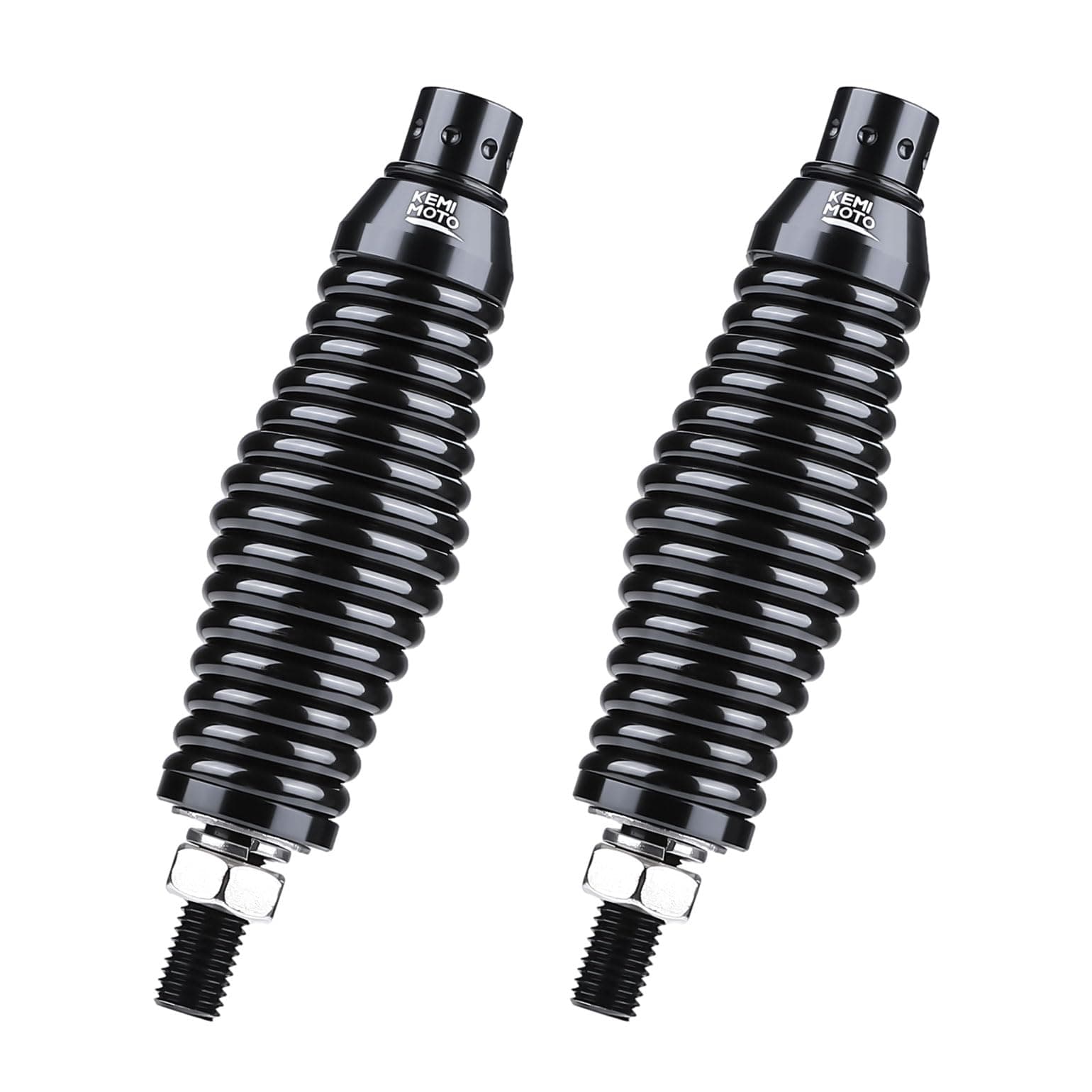 KEMIMOTO Whip Lights Spring Mounting Base LED Whips Spring Base Quick Release for UTV ATV Boat Offroad Side-by-Side Compatible with Polaris RZR Can-Am Maverick X3 Sportsman, 2pc