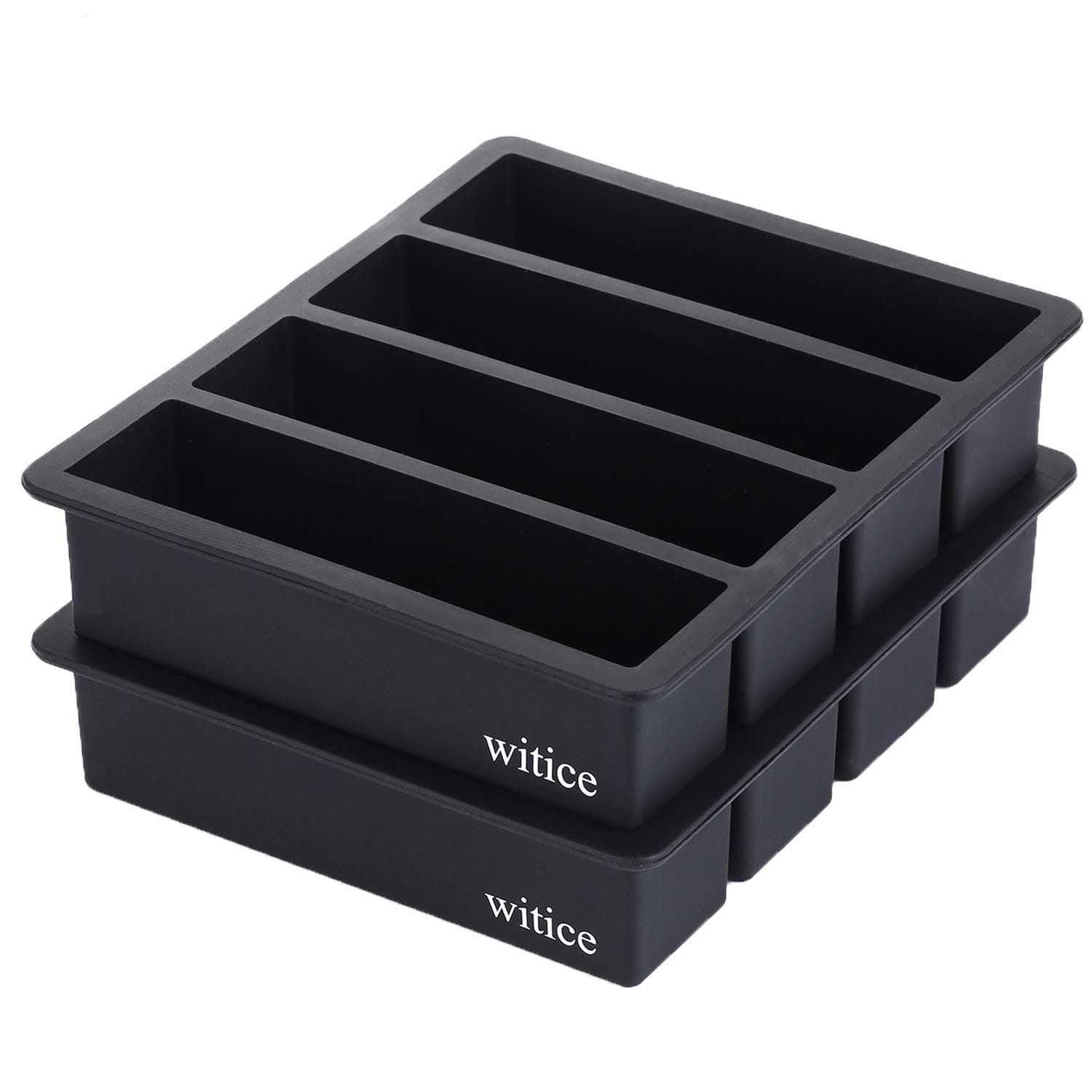 Silicone Ice Cube Trays Large for Whisky(2-Pack) - Butter Mold,With Easy Release Ice Cubes for Whiskey and For Cocktail,Food Grade
