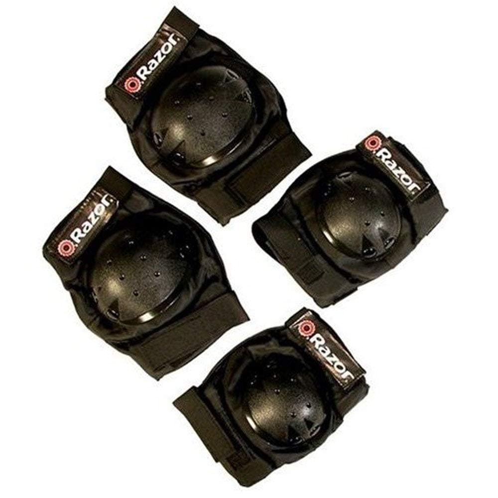 Multi-Sport Protective Pad Set (Child) - Elbow Pads and Knee Pads for Kids - Easy to Wear with Hook and Loop Straps - Kid’s Protective Gear Set for Skating, Biking, or Scooter Ride