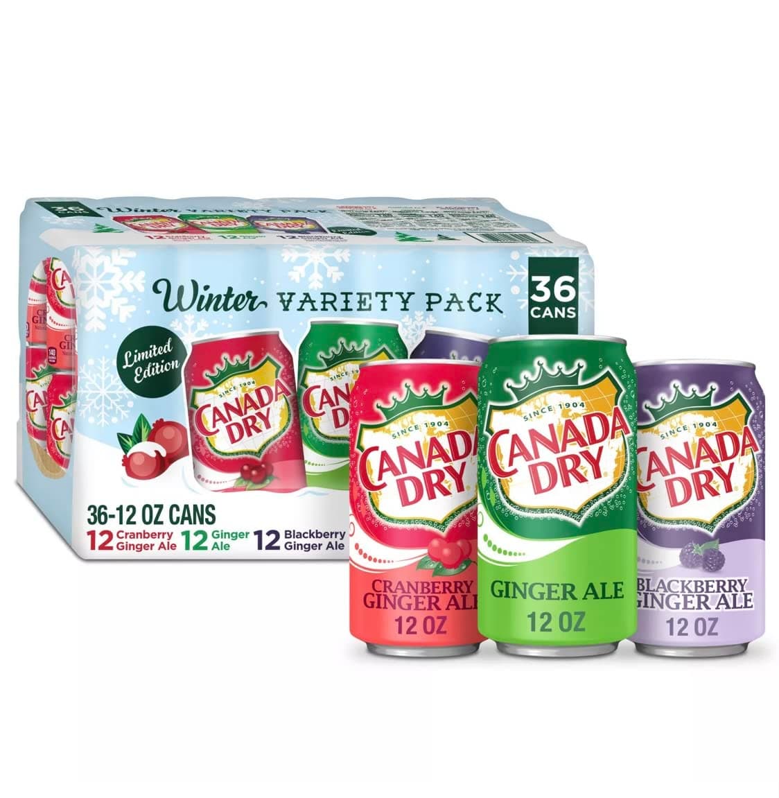 Winter Variety Pack, 12 Ounce (36 Pack)