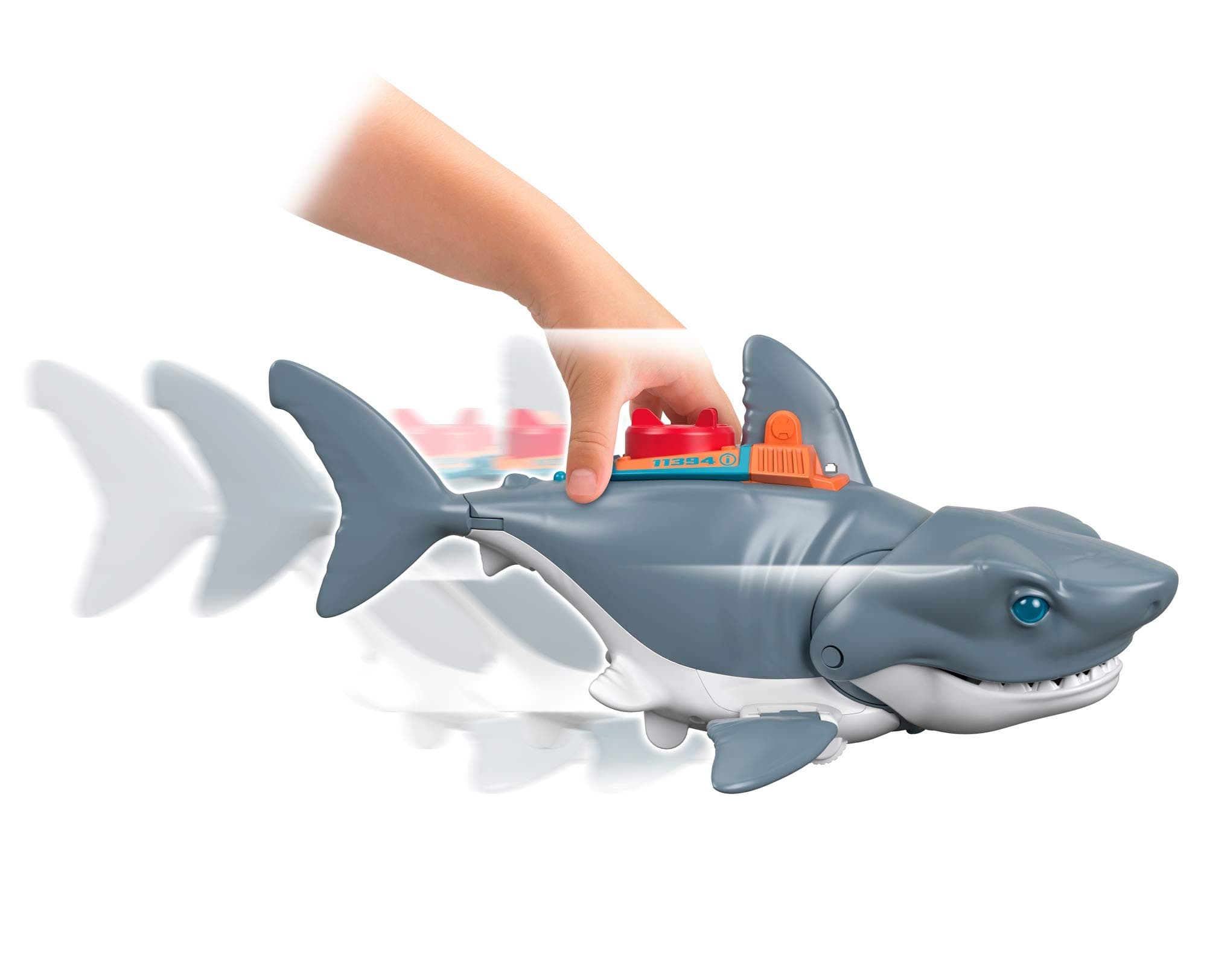 Imaginext Mega Bite Shark, Figure Set with Realistic Motion