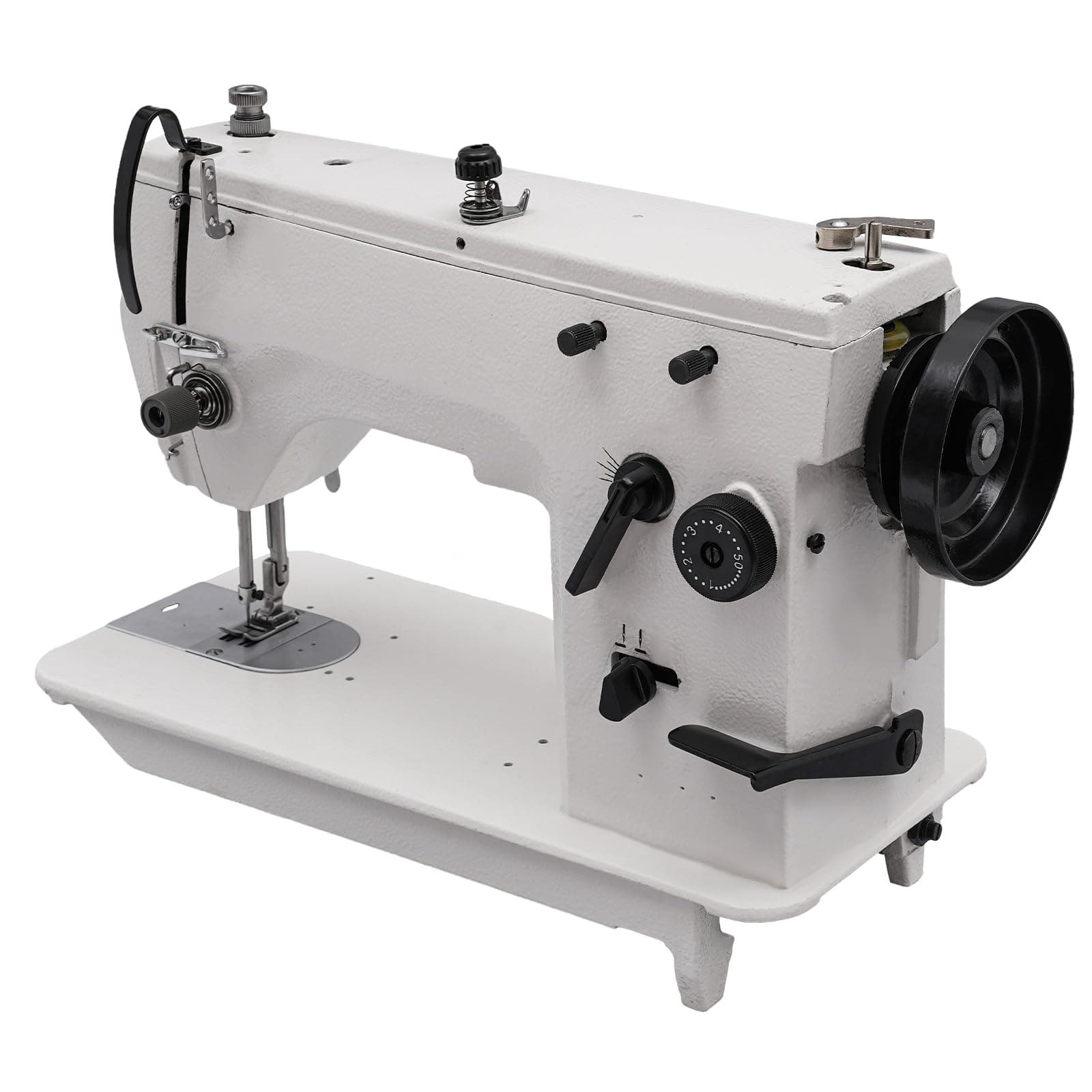 Industrial Sewing Machine with Drop Needle Control Handle, 2 IN1 Heavy Duty Sewing Machine 2000RPM for Sewing Stores, Workshops, Garment Stores Easy To Operate