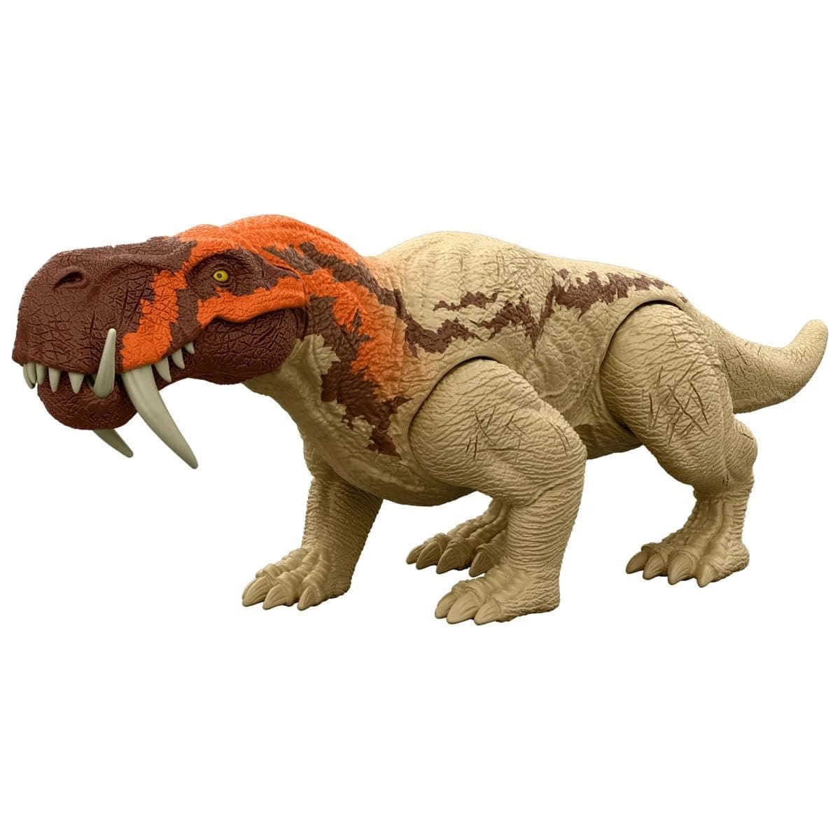 Rebirth Strike Attack Inostrancevia Dinosaur Toy With Single Strike Action, Authentic Posable Design