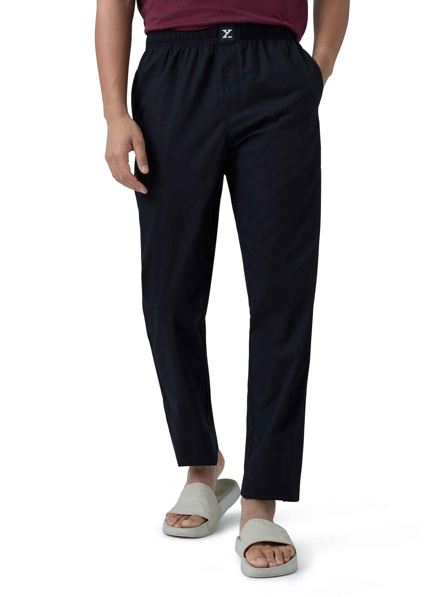 XYXXSolid Combed Cotton Pyjama for Men