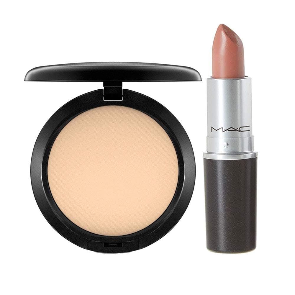 MAC Studio Fix Powder Plus Foundation NC20 15ml & Matte Velvet Teddy Lipstick 2.96ml