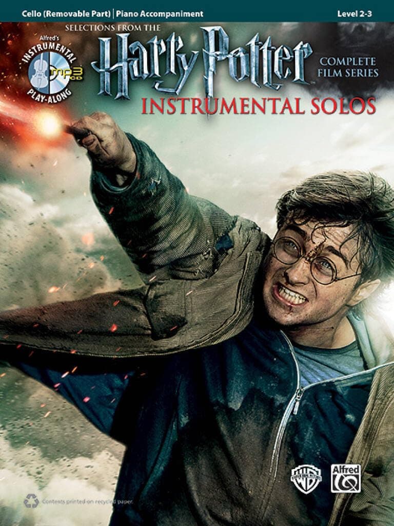 Harry Potter Instrumental Solos for Strings: Cello (Book & CD): From the Complete Film Series (Alfred's Instrumental Play-along)