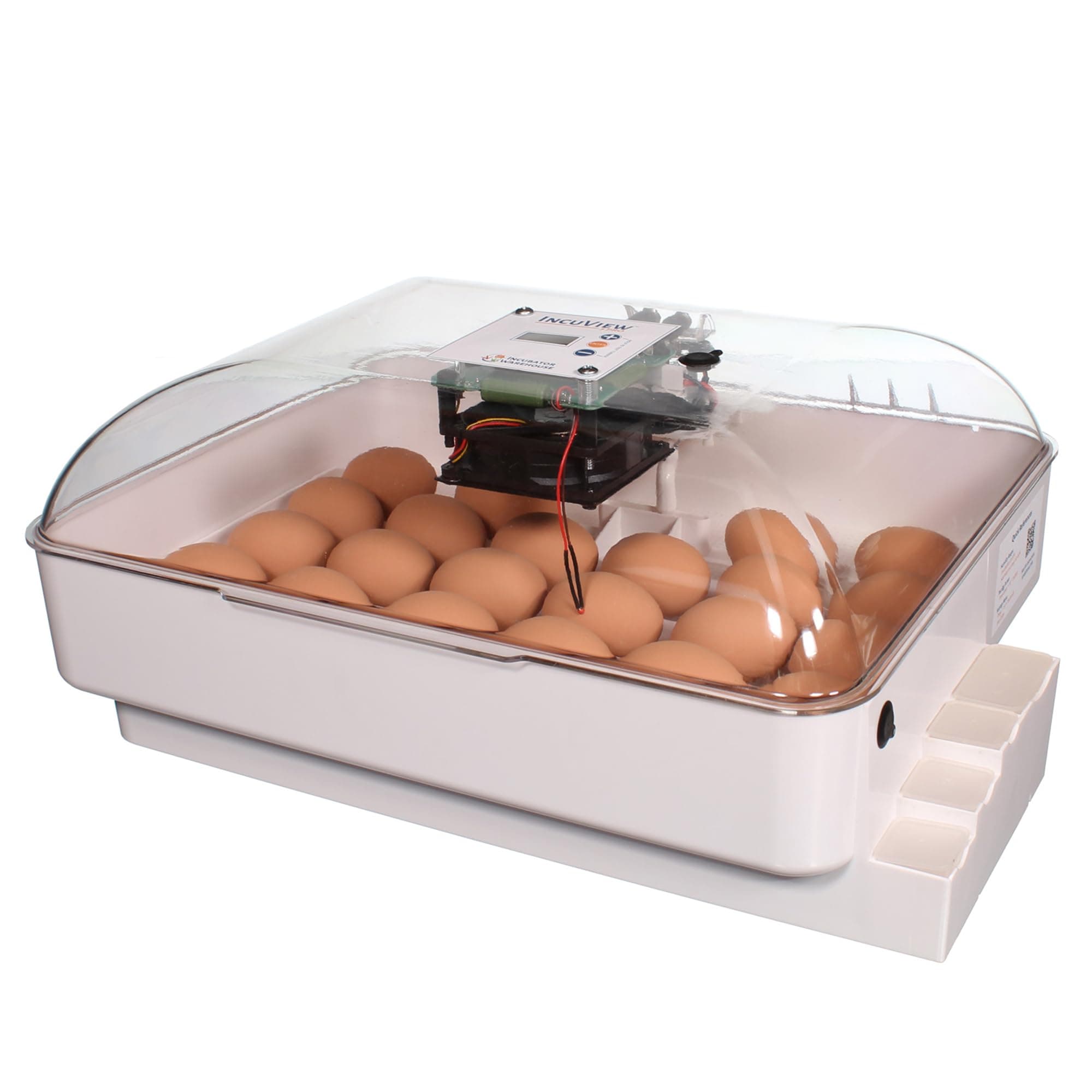 IncuView 3 Pro All-in-One Automatic Egg Incubator for Chicken Eggs (Universal)| Hatching Eggs | Automatic Egg Turner | Chick, Quail, Goose, Turkey