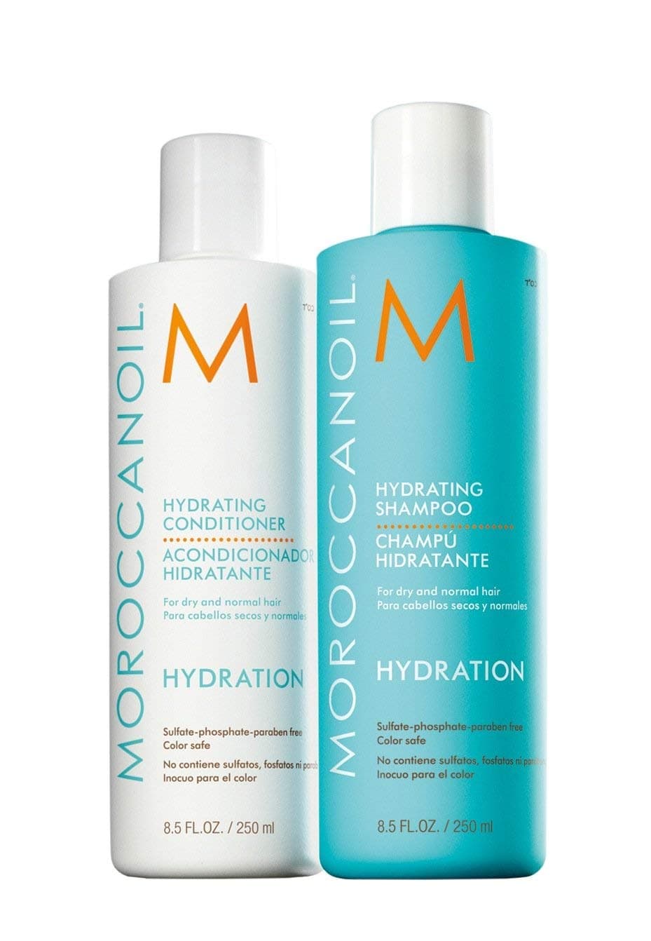 Moroccanoil Hydrating Shampoo and Conditioner Combo Pack, 250ml Each