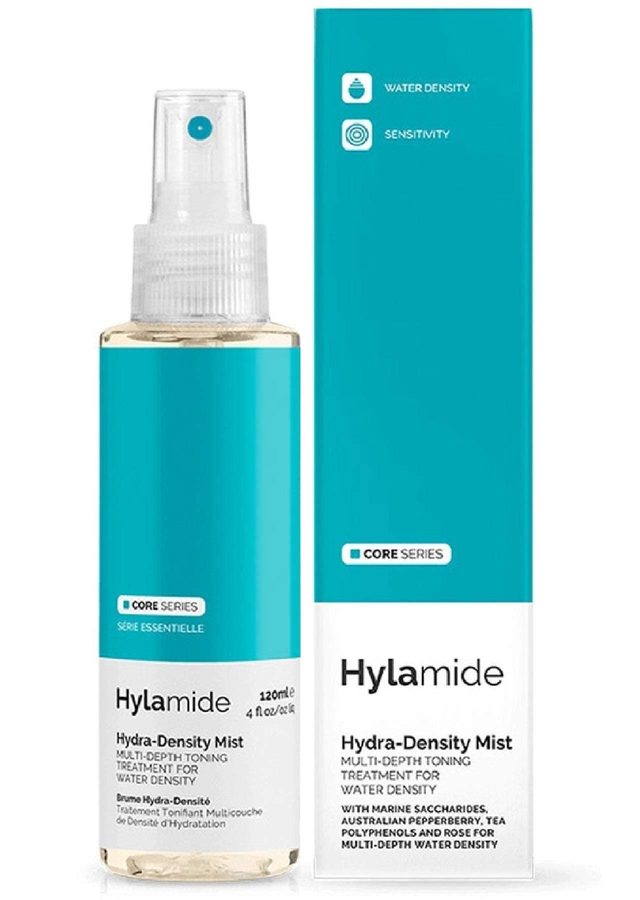 Hylamide Hydra-Density Mist 120ml, Advanced treatment to support dermal water density for intense lightweight hydration and comfort